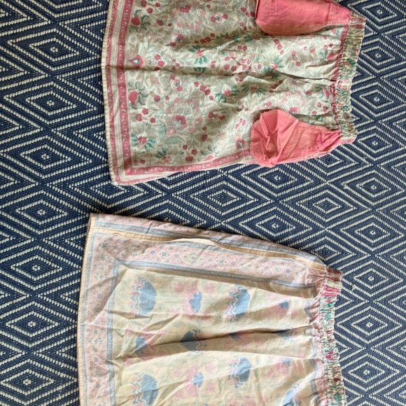 Two Patterned Canio Skirts-Printed floral pattern, handmade, 100% cotton - Picture 4 of 5